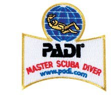 master scuba diver patch